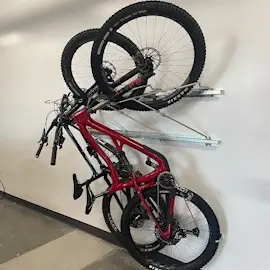 Tilt & Pivot Garage Bike Rack - Image 4